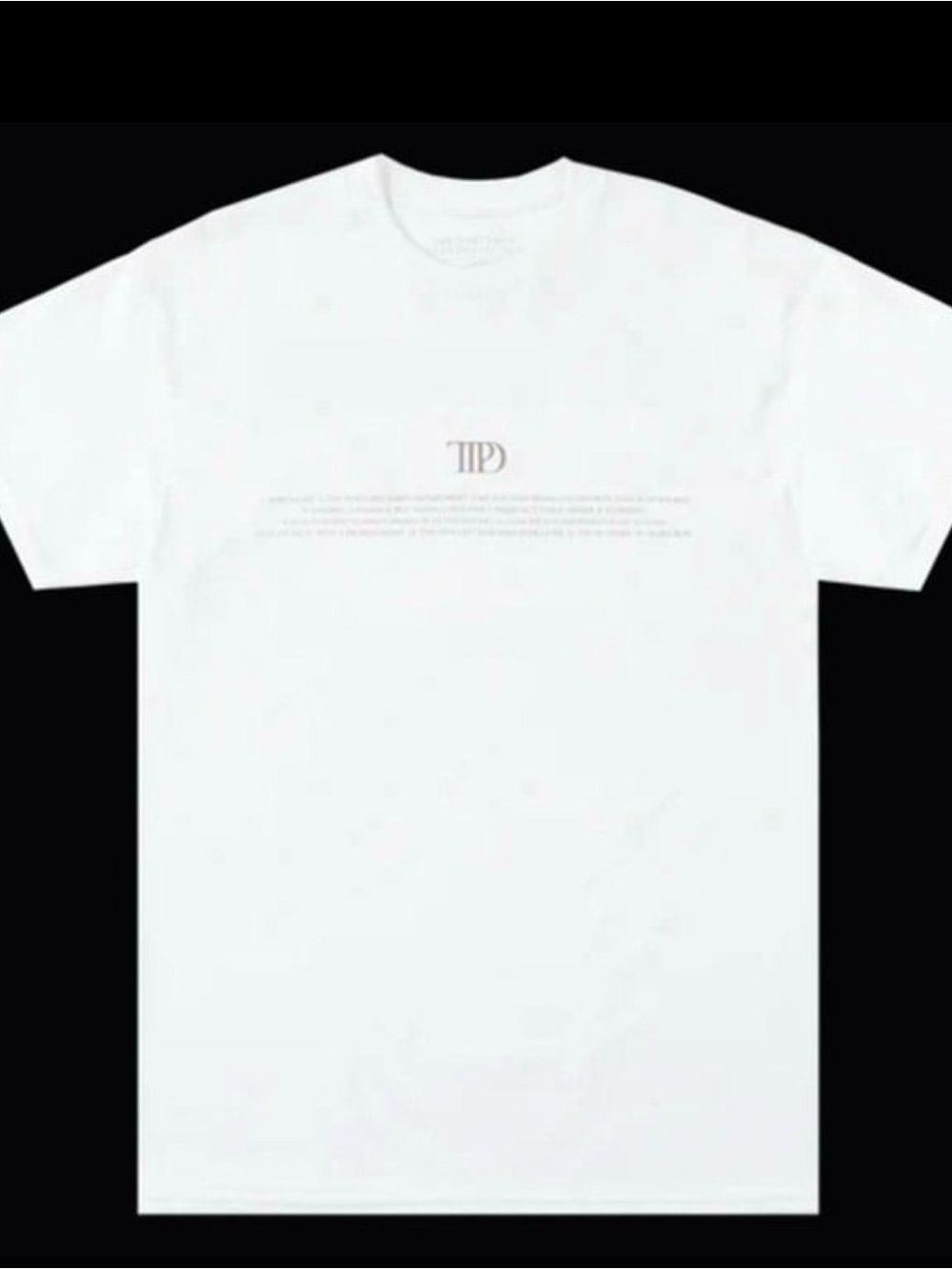 NEW Taylor Swift L Capital One T-shirt TTPD The Tortured Poets Department